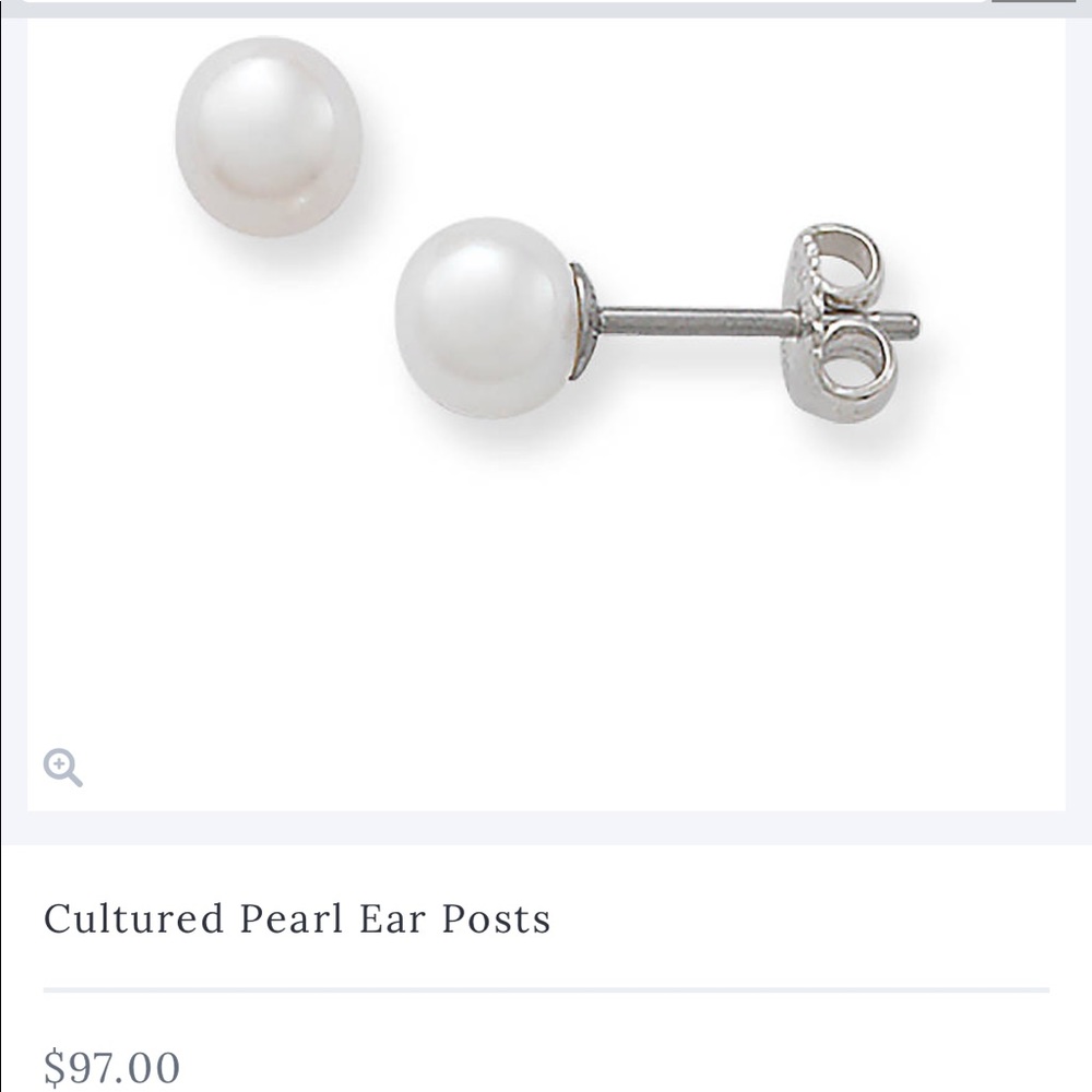 James Avery Cultured Pearl Ear Posts